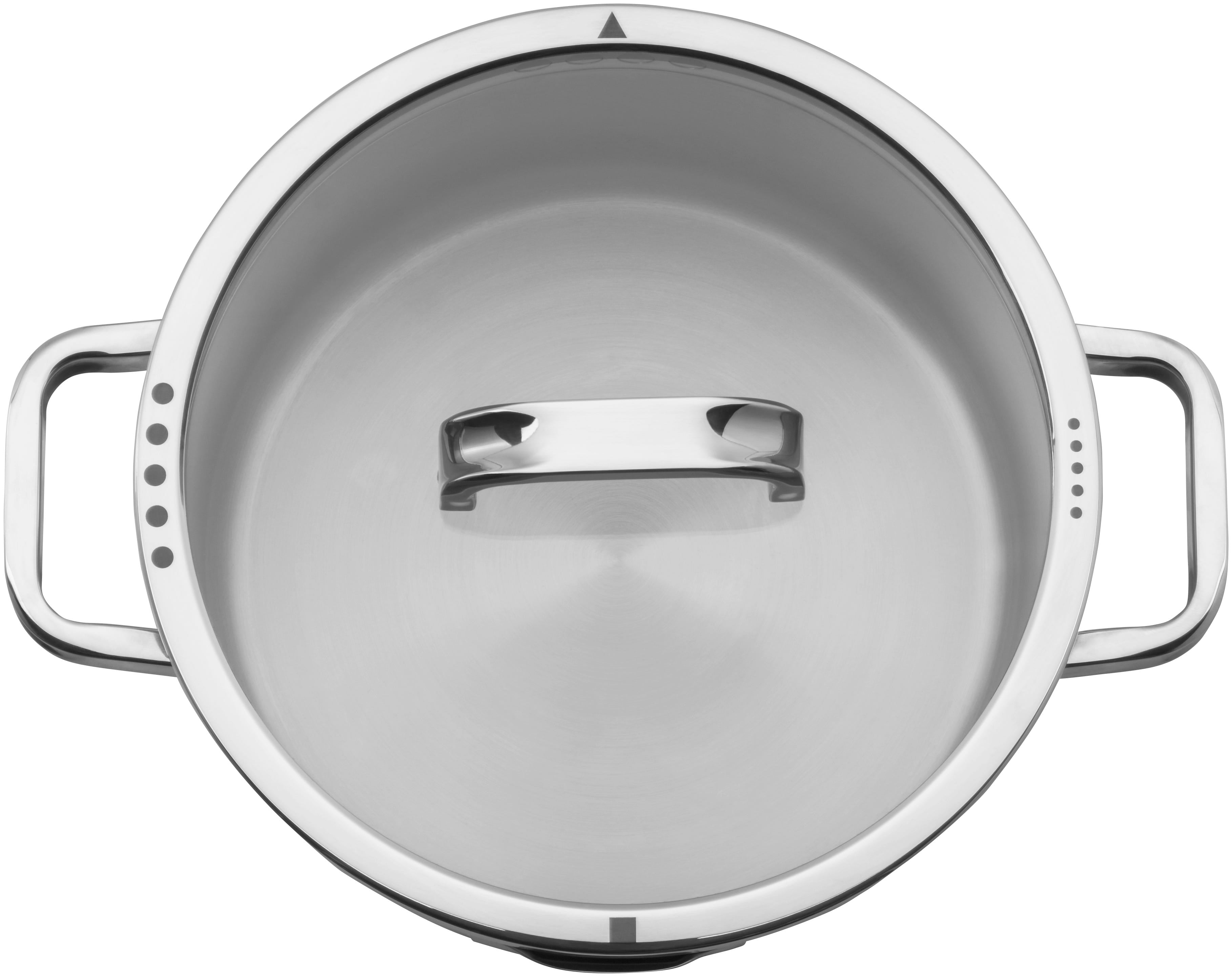 Function 4 Advanced grytesett 4-delt rustfritt stål induksjon - WMF silfunksjon lokk
