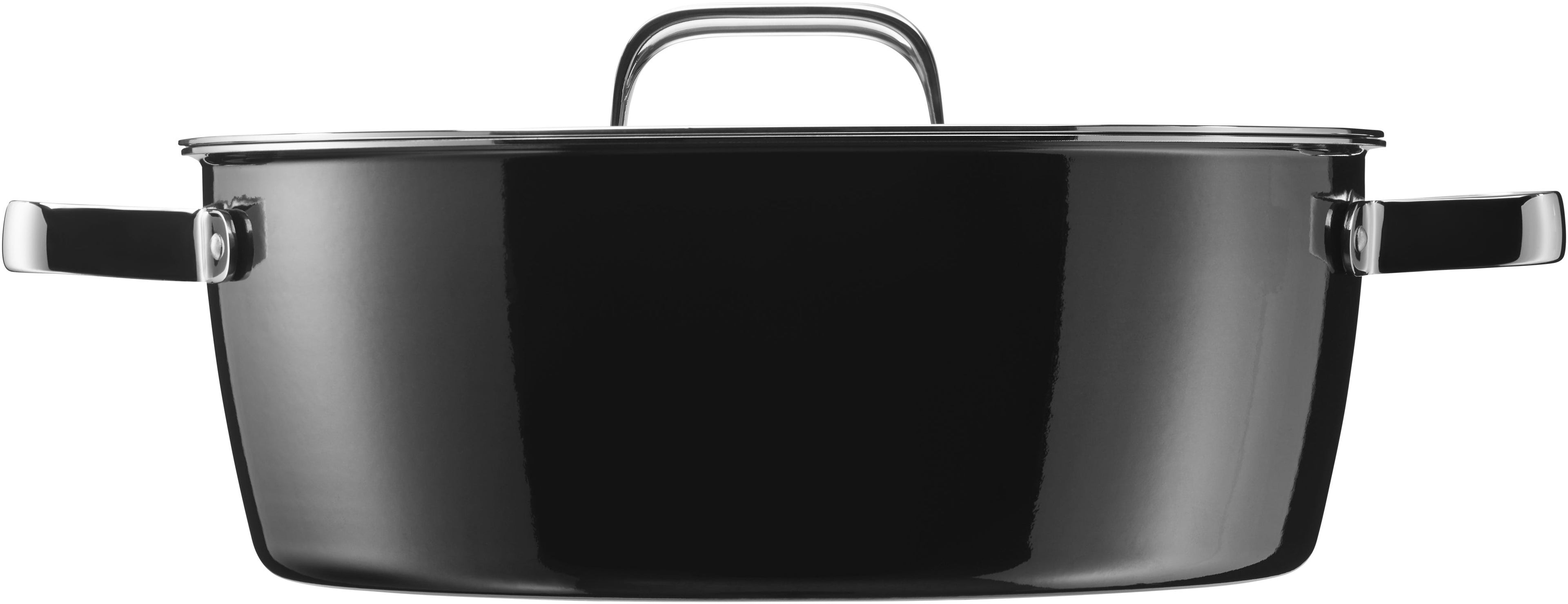 Fusiontec Aromatic gryte med lokk 28 cm 5,9 L svart - WMF håndtak detalj