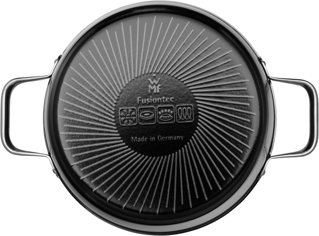 Fusiontec Aromatic kjele 22 cm svart med lokk bakside