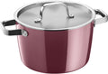Fusiontec Aromatic kjele 22 cm Rose Quartz med lokk 4,7 L - WMF forfra