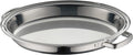 Fusiontec lokk rustfritt stål for oval langpanne 38 x 28 cm forfra