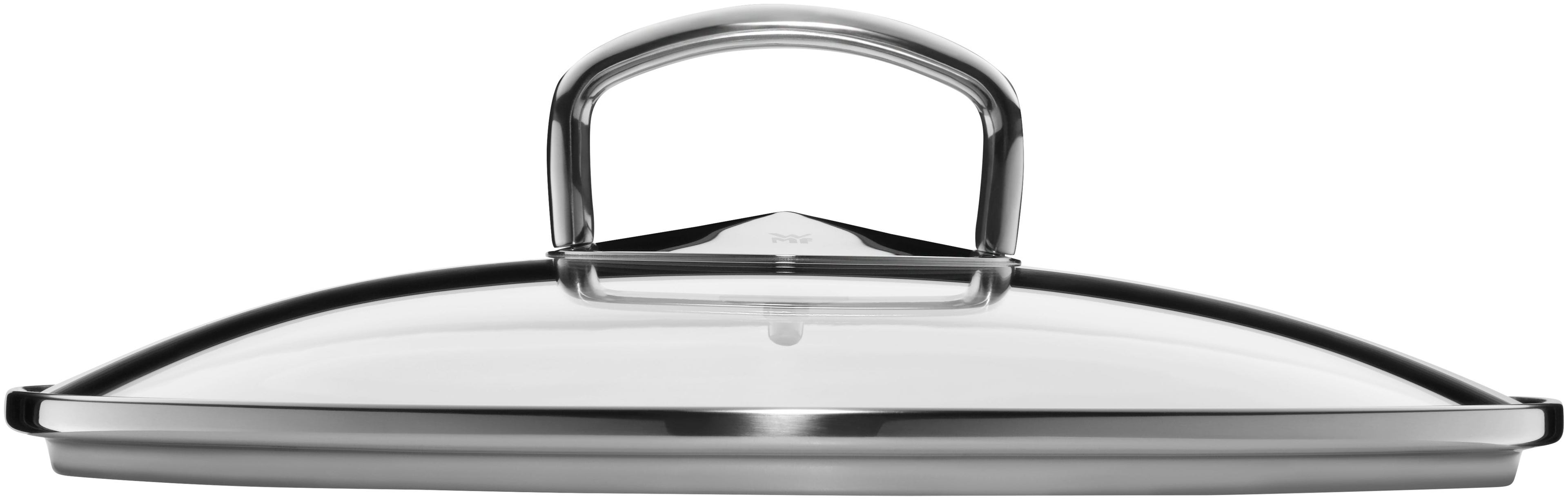 Detalj av Fusiontec Mineral glasslokk for braiseringspanne Ø28 cm håndtak