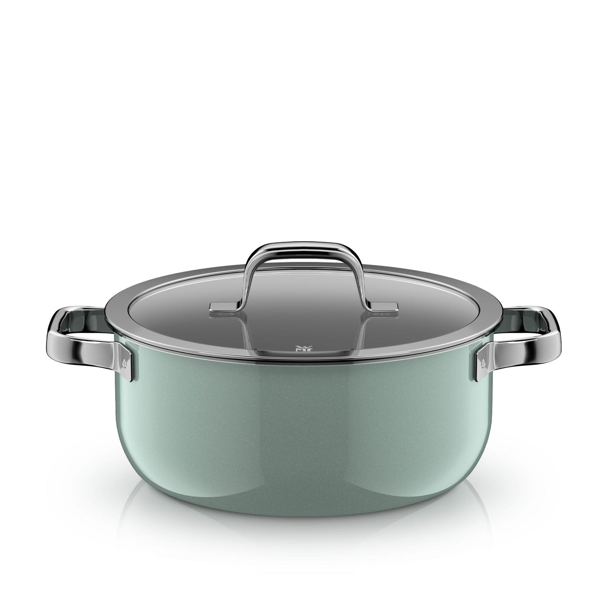 Fusiontec Mineral Pro gryte med lokk 24 cm Eucalyptus Haze forfra