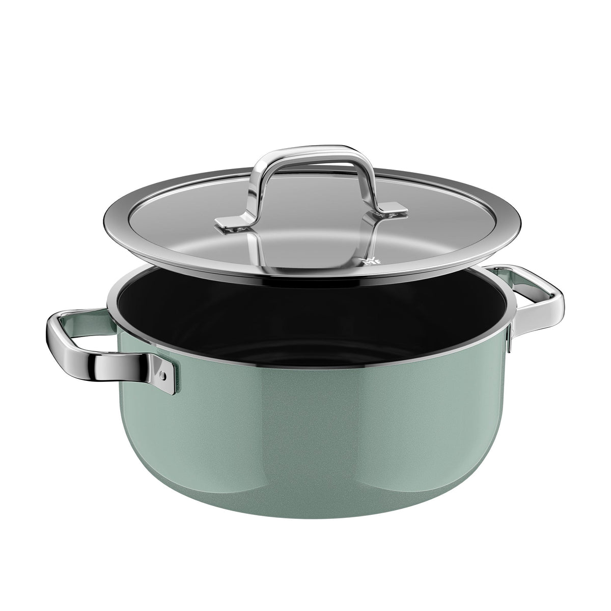 Fusiontec Mineral Pro gryte med lokk 24 cm Eucalyptus Haze bakside