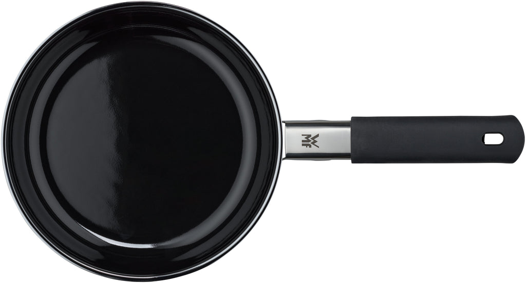 Nærbilde av silikonhåndtak på Fusiontec Mineral stekepanne 20 cm non-stick platinum - WMF