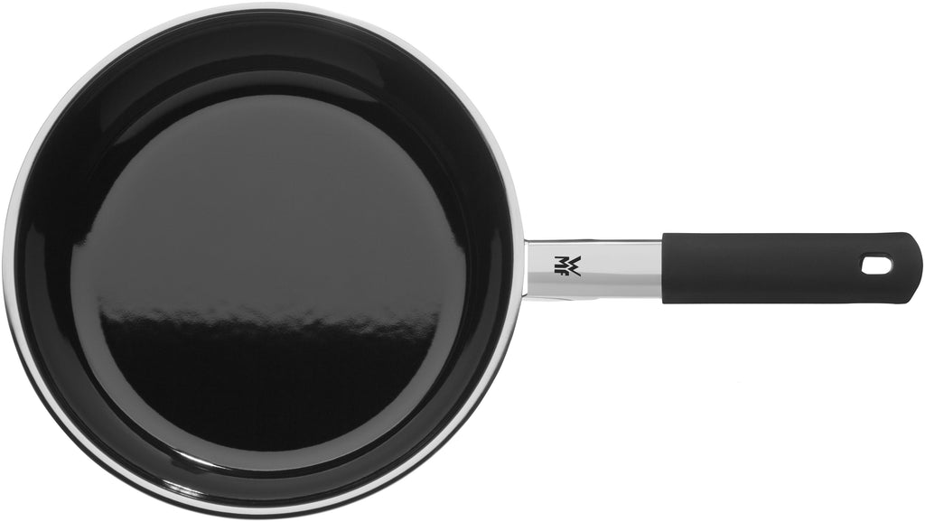 Fusiontec Mineral stekepanne 24 cm non-stick rose quartz nærbilde av håndtak