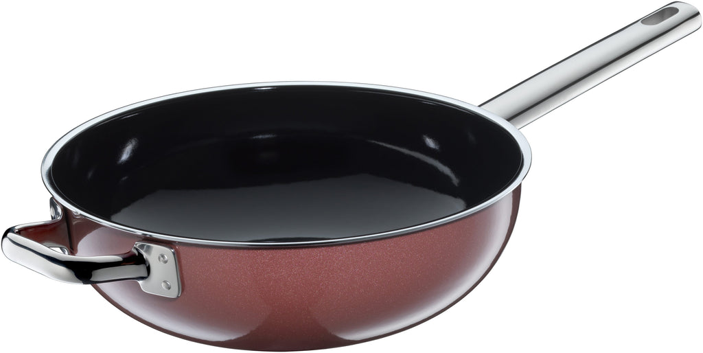 Fusiontec Mineral wok med glasslokk 28 cm rose quartz - WMF