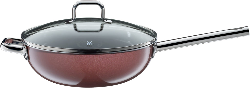 Fusiontec Mineral wok med glasslokk 28 cm rose quartz - WMF