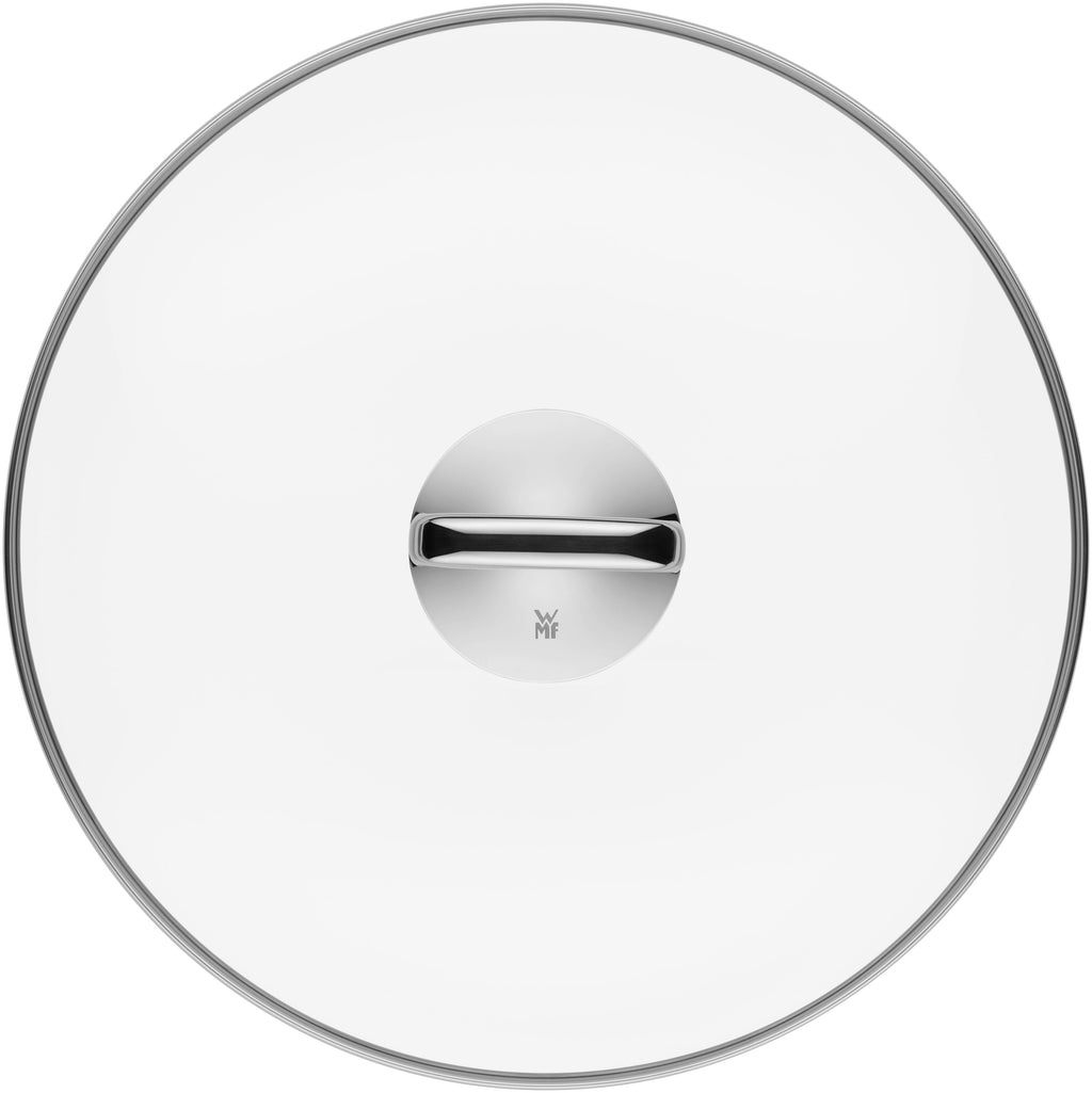 Fusiontec Mineral wokpanne 36 cm med glasslokk Platinum montert på komfyr