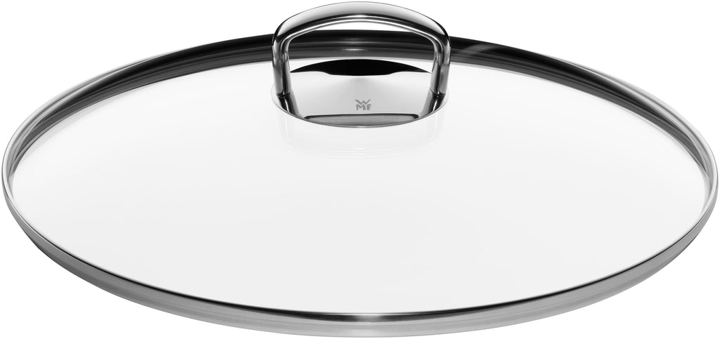 Fusiontec Mineral wokpanne 36 cm med glasslokk Platinum sett fra siden