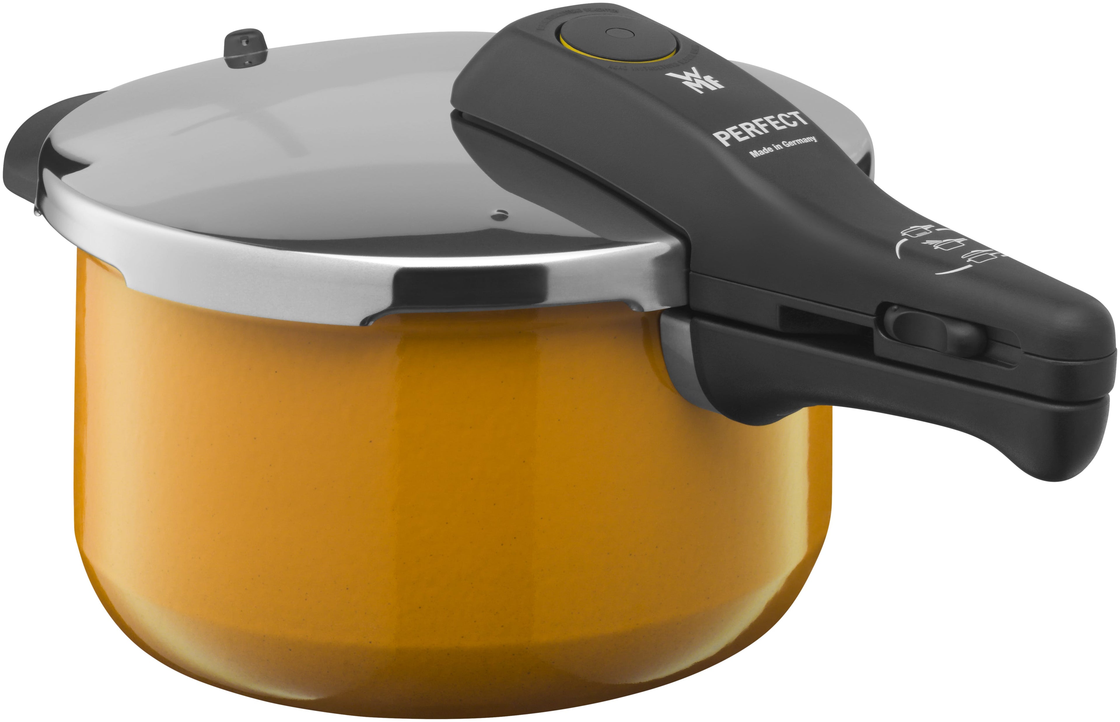 Fusiontec Perfect trykkkoker 22 cm 4,5 L yellow forfra