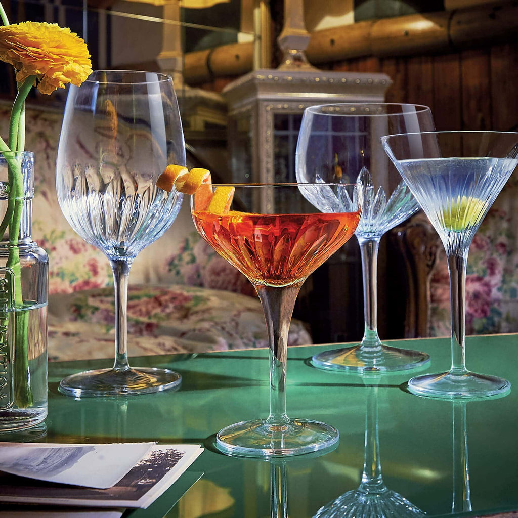 Nærbilde av Gin og tonic-glass Mixology 800 ml 4-delt sett krystall