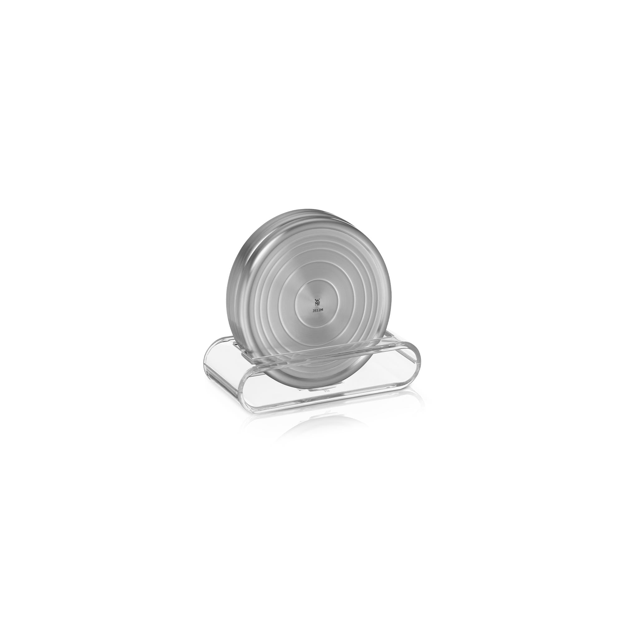 Glassbrikker sett 6-delt rustfritt stål med holder - WMF forfra