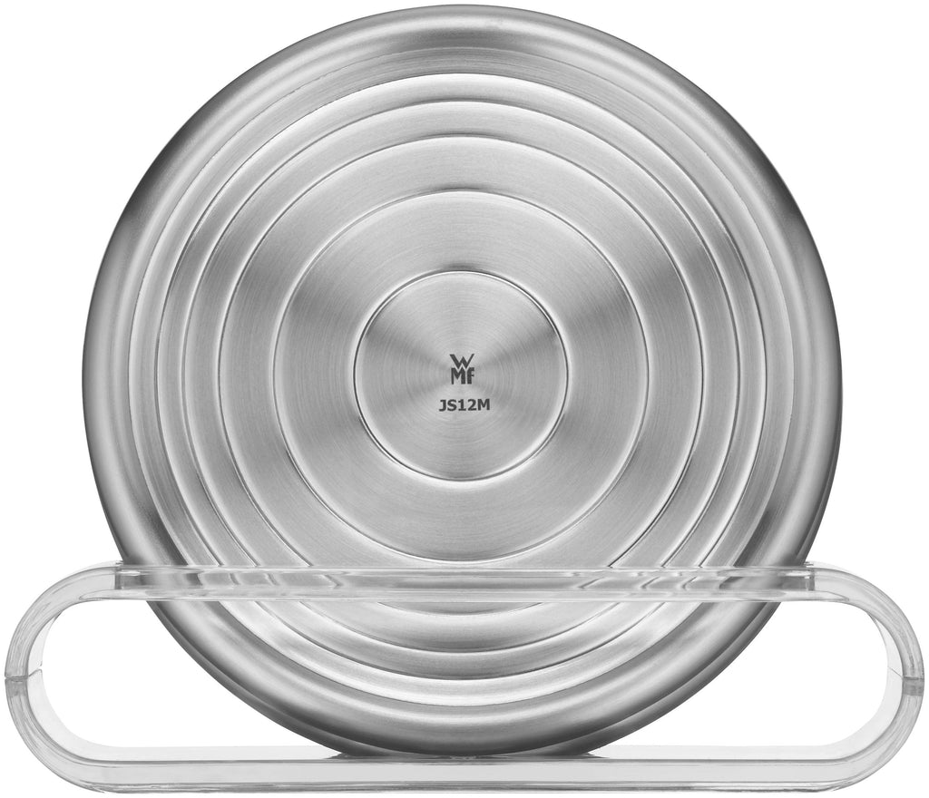 Glassbrikker sett 6-delt rustfritt stål med holder - WMF bakside