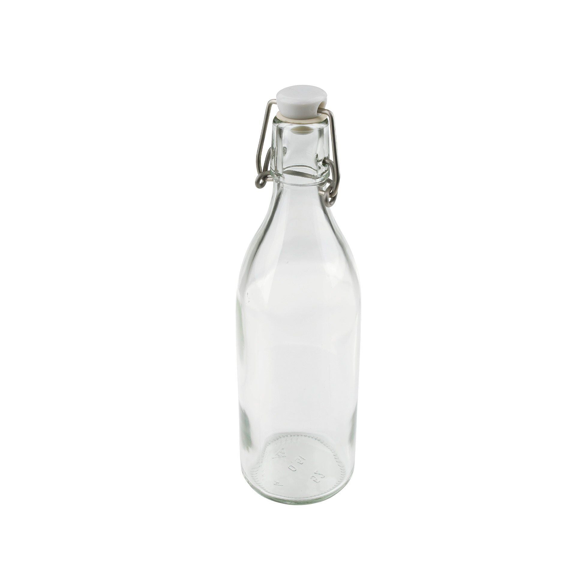 Glassflaske med patentkork 500 ml Dr. Oetker forfra