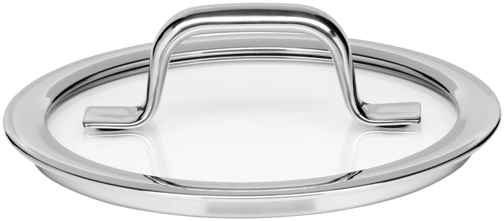 Glasslokk 16,5 cm Compact Cuisine glass og rustfritt stål forfra