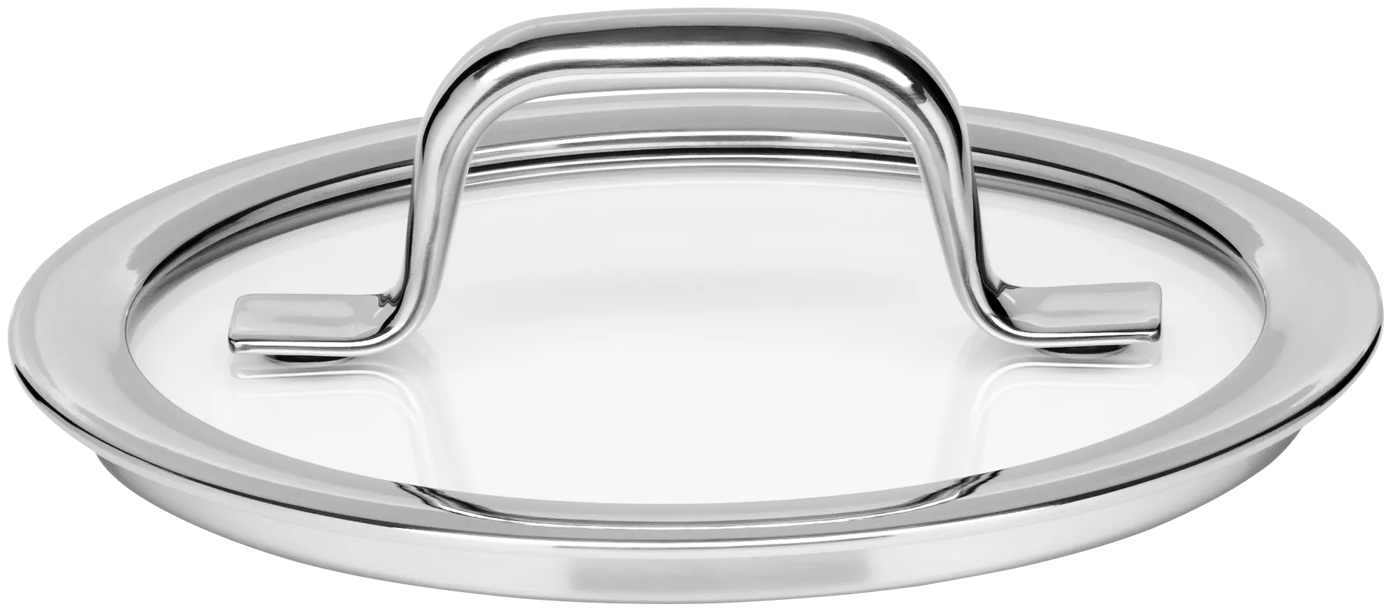 Glasslokk 16,5 cm Compact Cuisine glass og rustfritt stål forfra