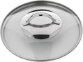 Glasslokk med rundt håndtak Ø20 cm rustfritt stål fra WMF for kjøkkenbruk