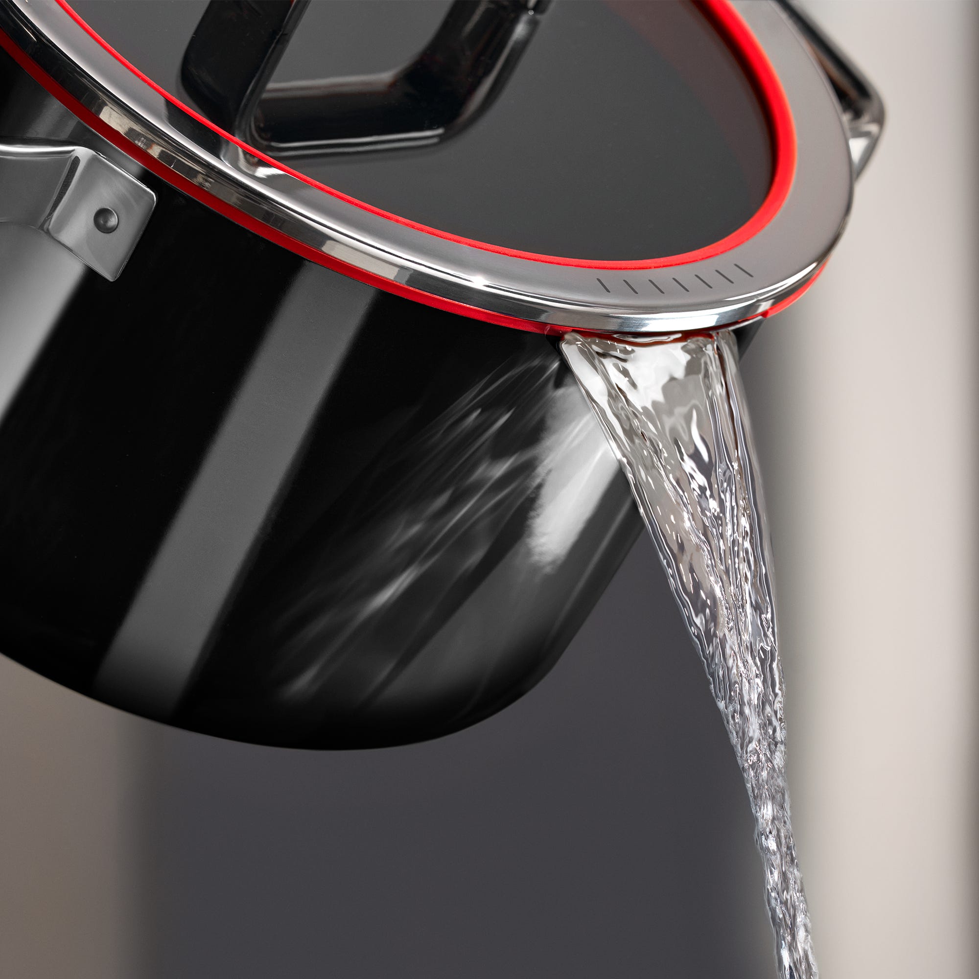 Glasslokk 24 cm Fusiontec Function Pro - WMF nærbilde av håndtak
