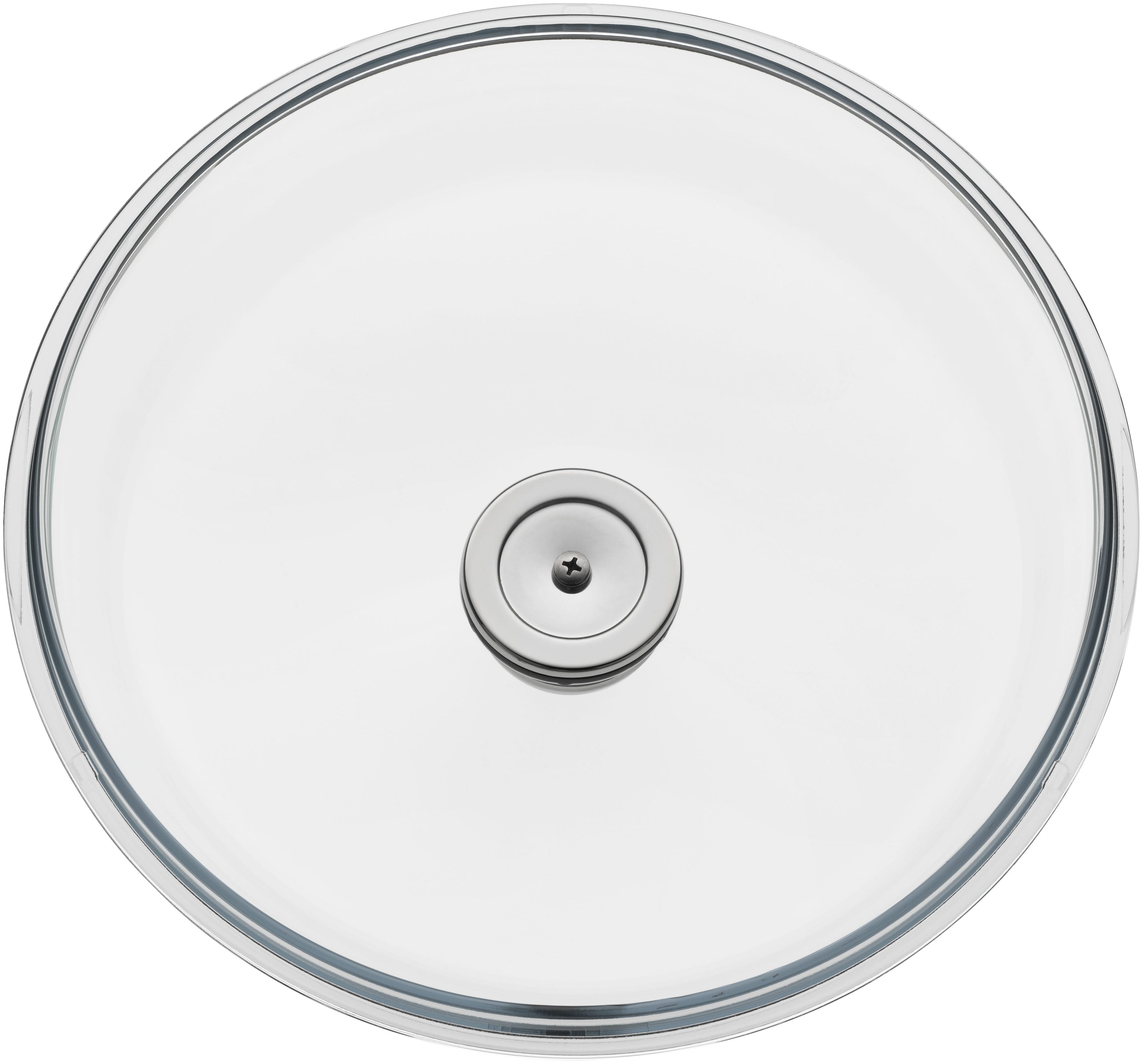 Glasslokk med rustfritt stål-håndtak 28 cm - Silit bakside