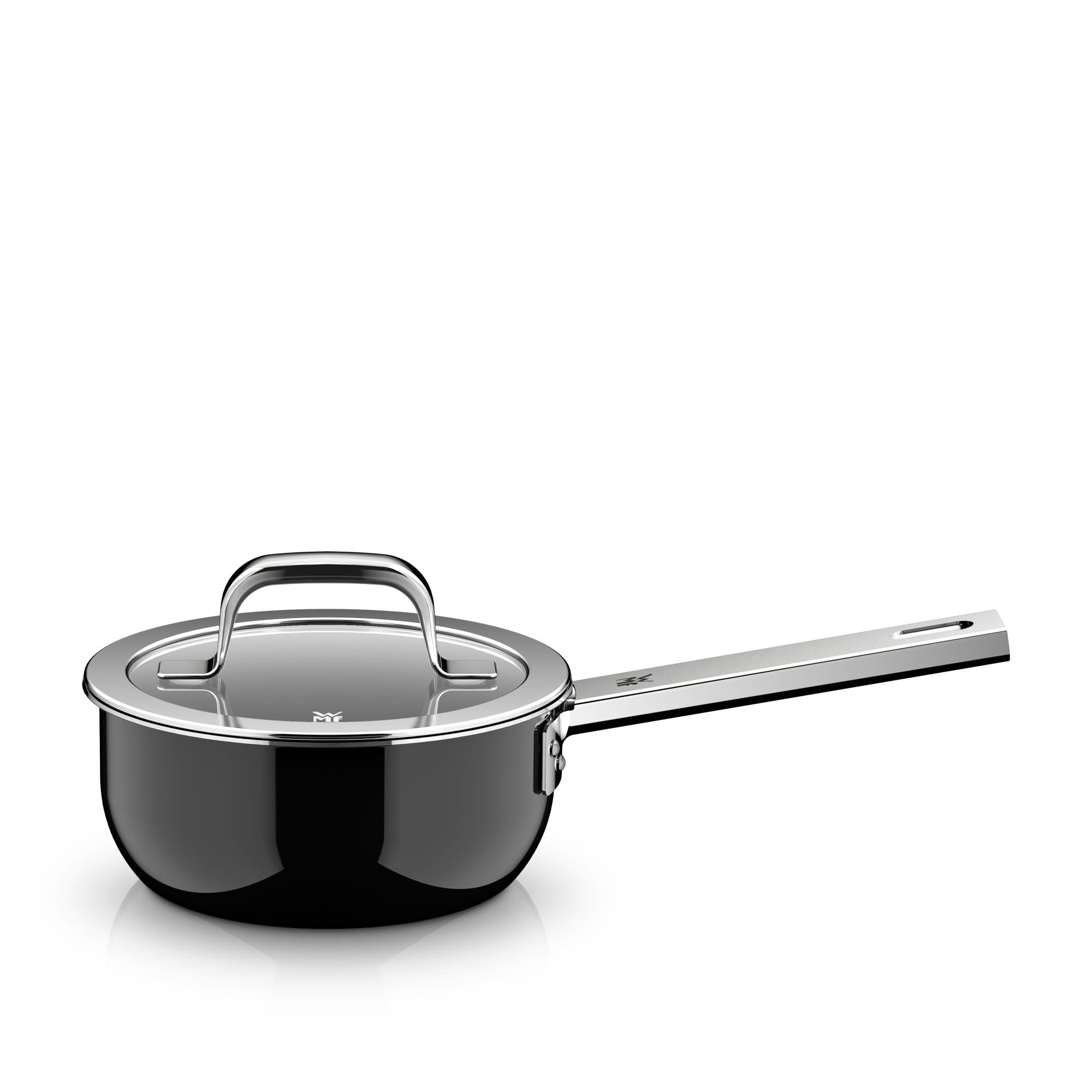 Glasslokk Fusiontec Mineral Pro 16 cm fra WMF detalj av håndtak