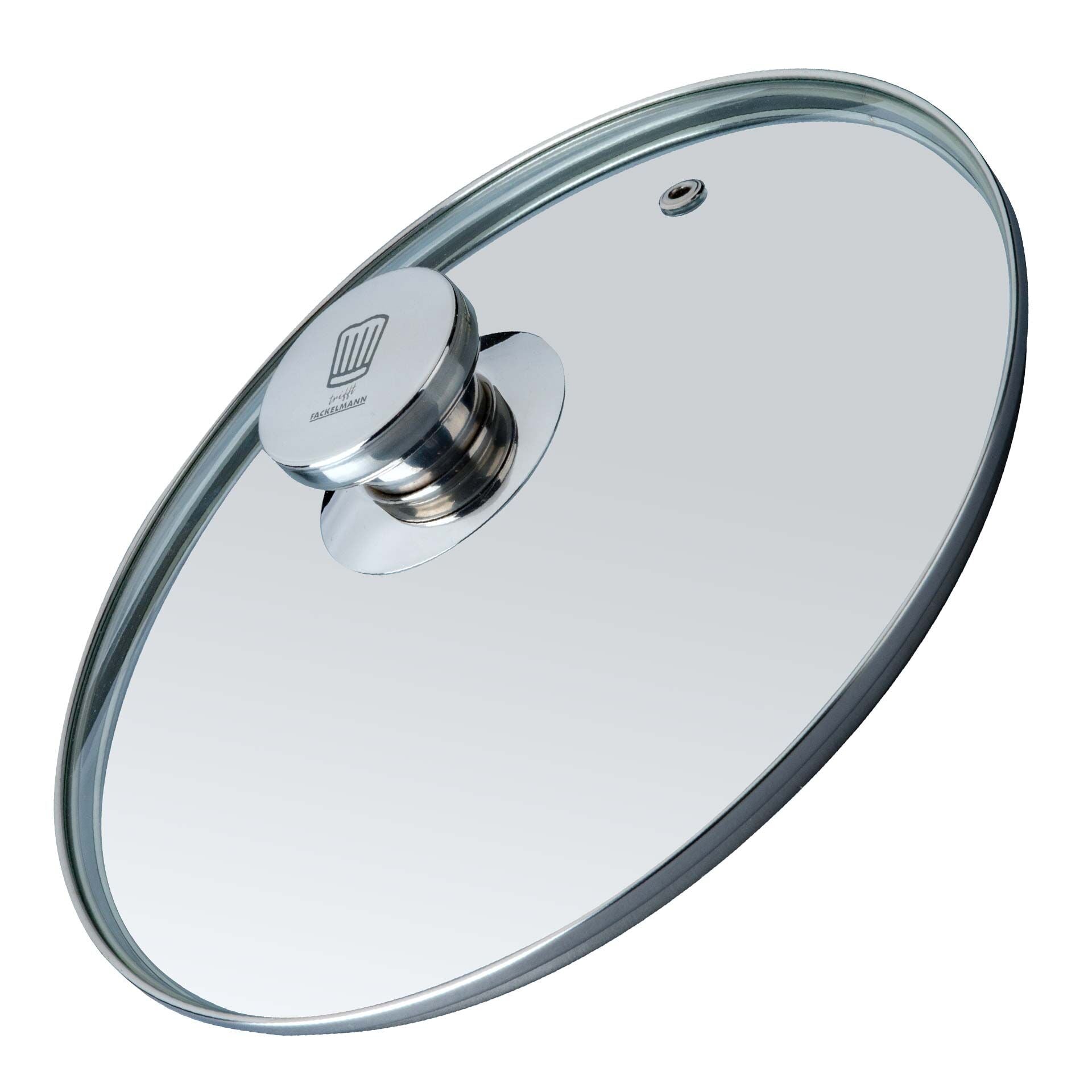 Glasslokk Ø28 cm med dampventil - Chefkoch trifft Fackelmann forfra