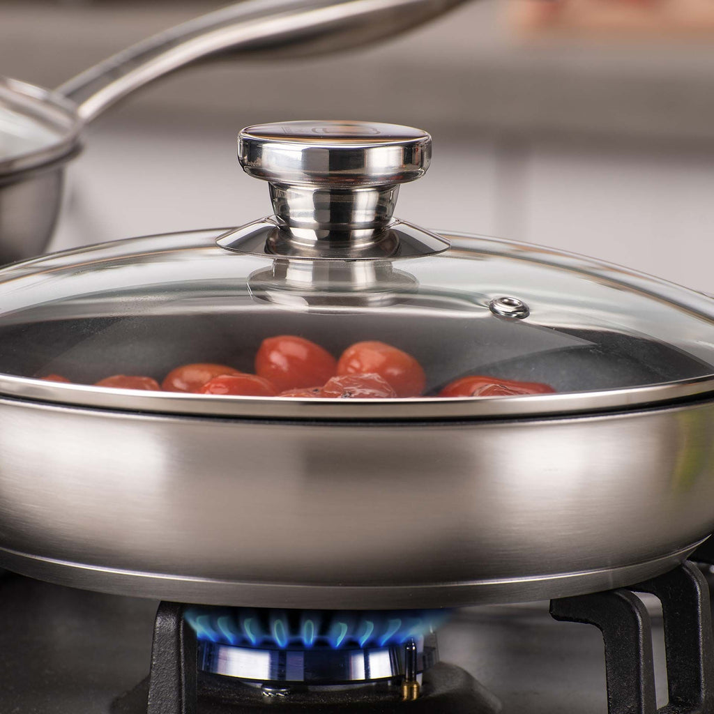 Glasslokk Ø28 cm med dampventil - Chefkoch trifft Fackelmann bakside
