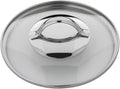 Glasslokk med rundt håndtak Ø16 cm rustfritt stål - WMF forfra