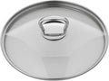 Glasslokk med kantet grep Ø20 cm rustfritt stål - WMF forfra