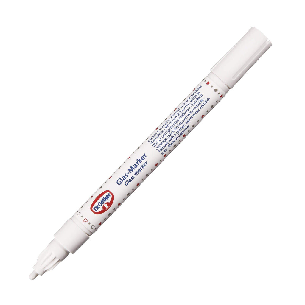 Glassmarkør hvit for hermetisering 2 mm - Dr. Oetker forside