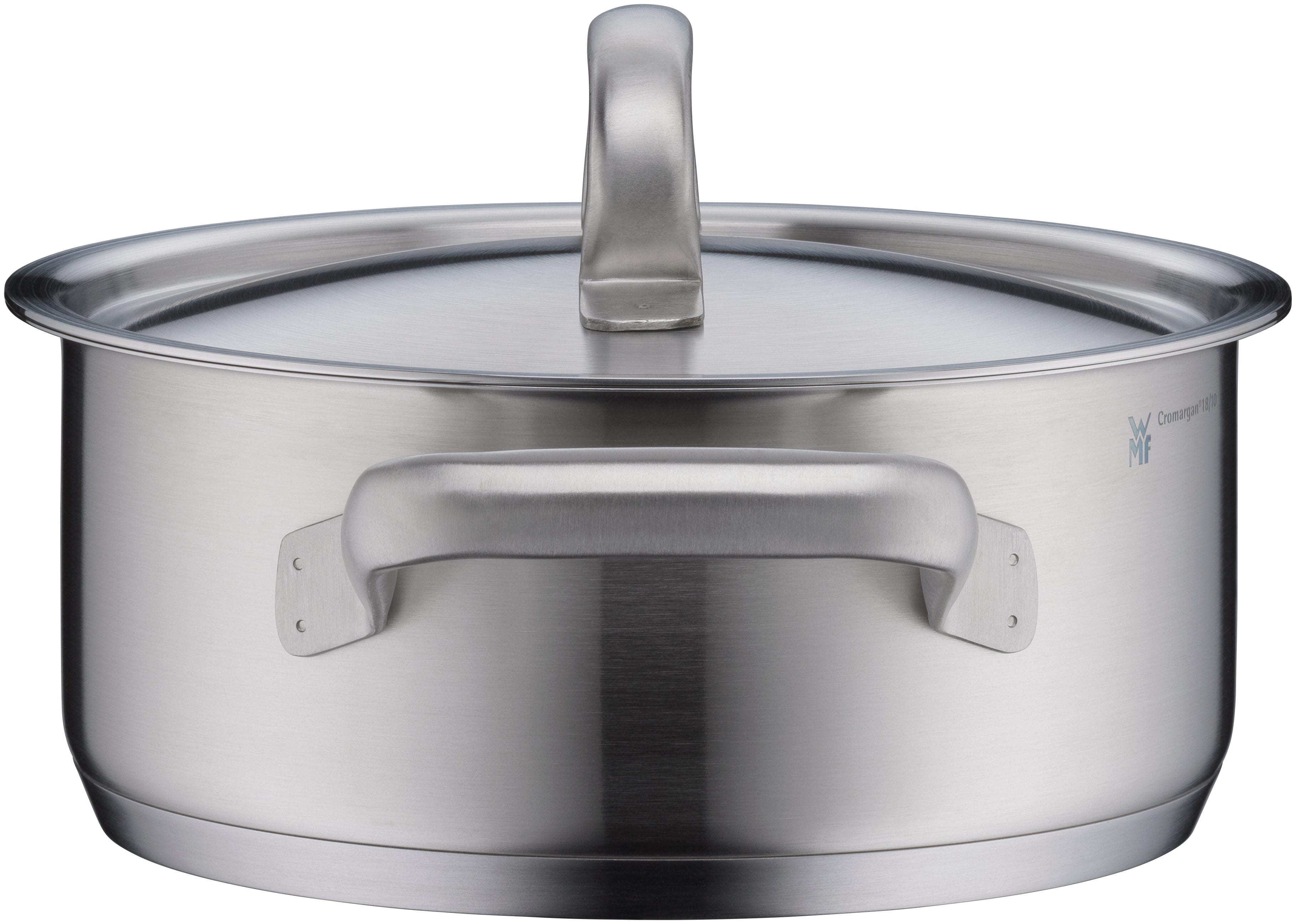 Gourmet Plus gryte med lokk 20 cm rustfritt stål 2,5 L - WMF dryppefri helletut