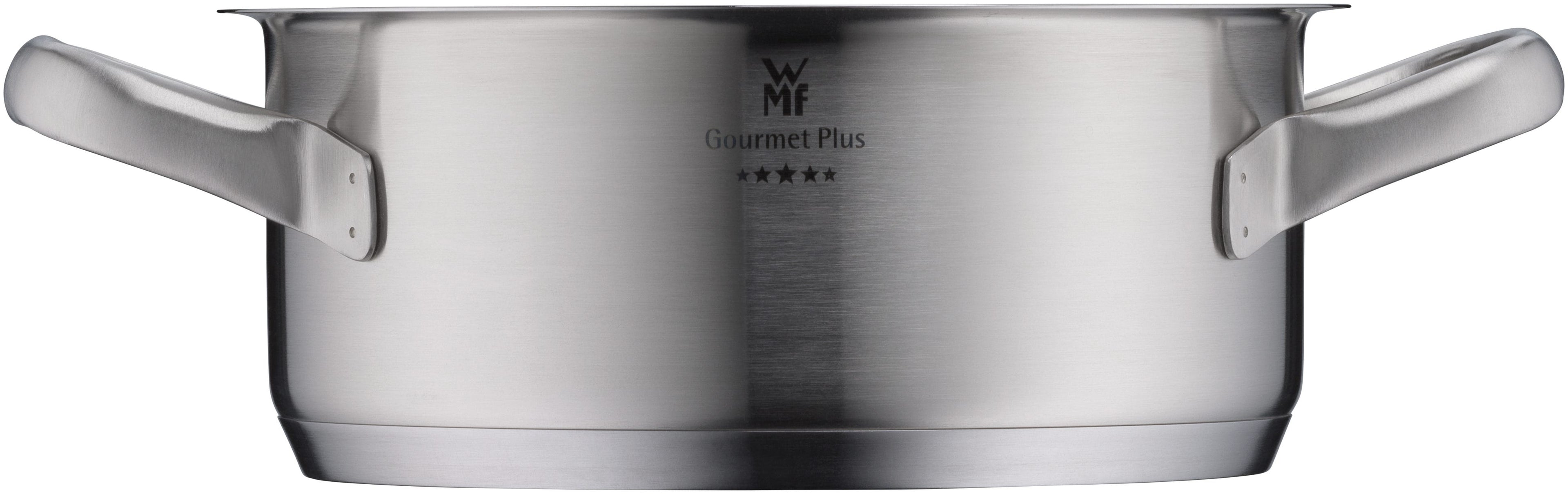 Gourmet Plus gryte med lokk 20 cm rustfritt stål 2,5 L - WMF innvendig oversikt