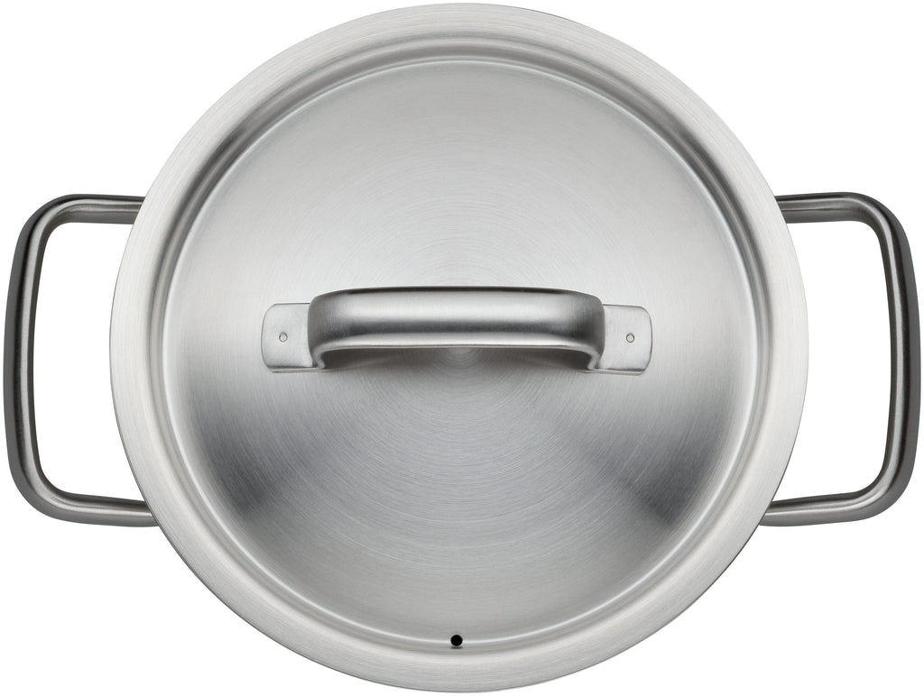 Detaljbilde av Gourmet Plus kjele 16 cm med lokk rustfritt stål