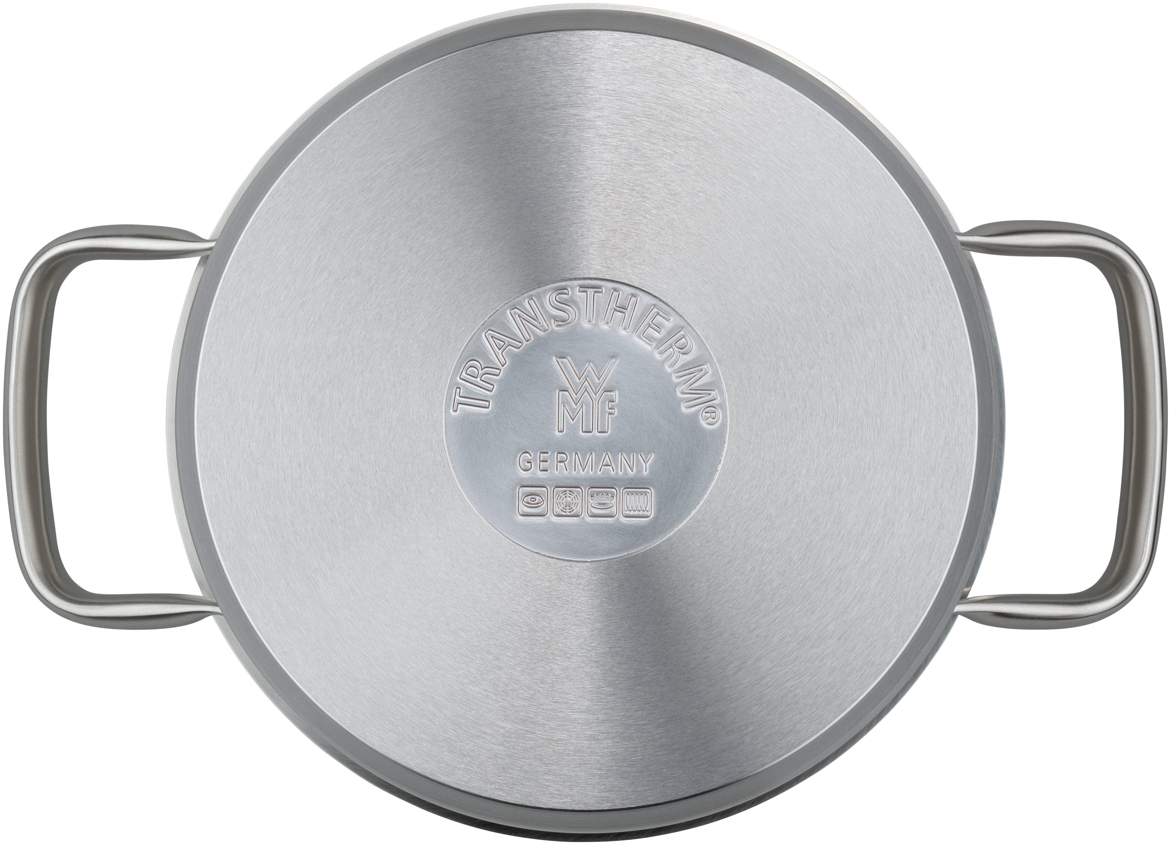 Gourmet Plus kjele 20 cm med lokk rustfritt stål med åpen lokk