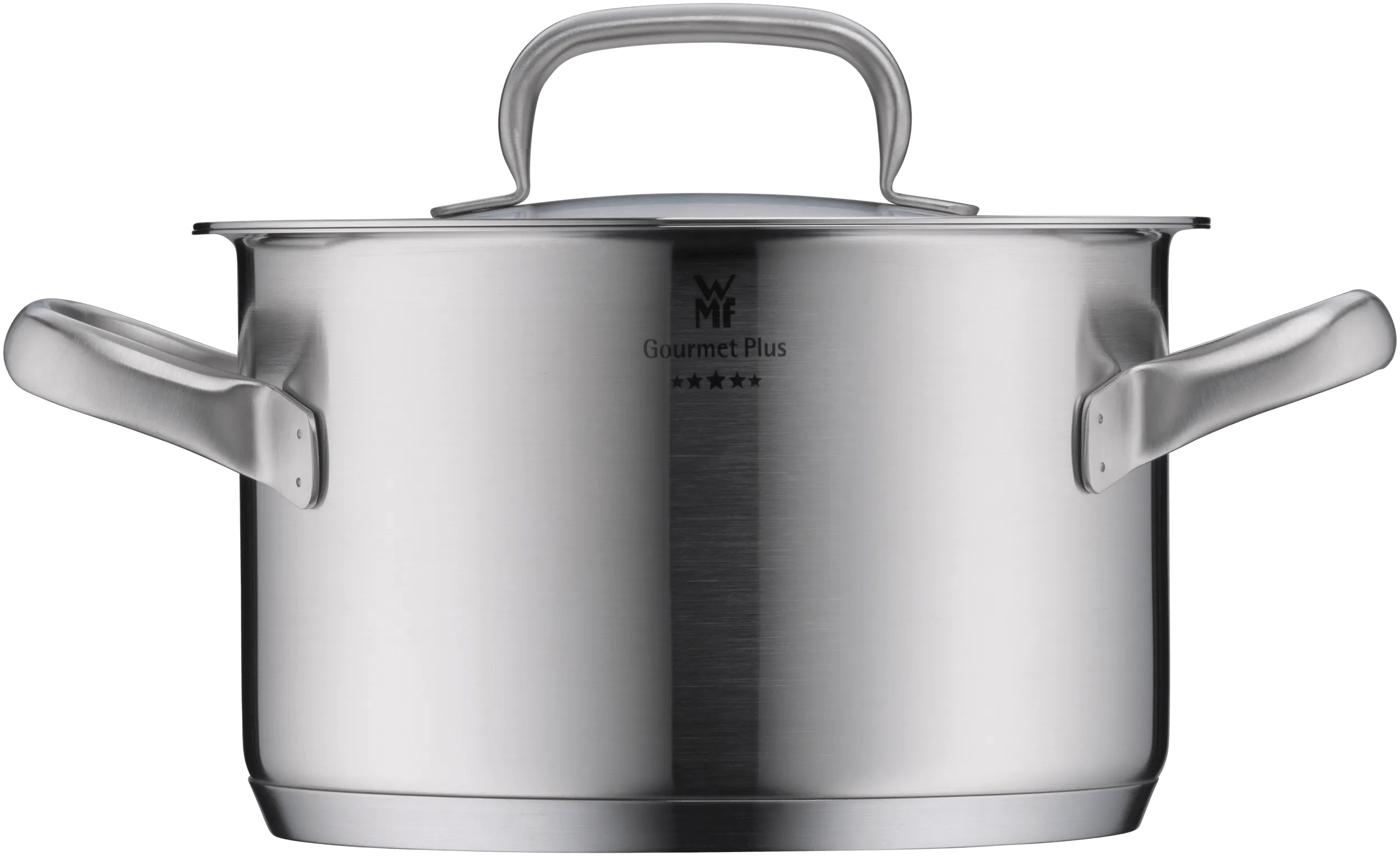 Håndtak med Cool+ teknologi på Gourmet Plus kjele 20 cm med lokk rustfritt stål