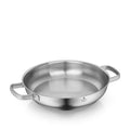 Gourmet Plus servierpanne 28 cm rustfritt stål induksjon forfra