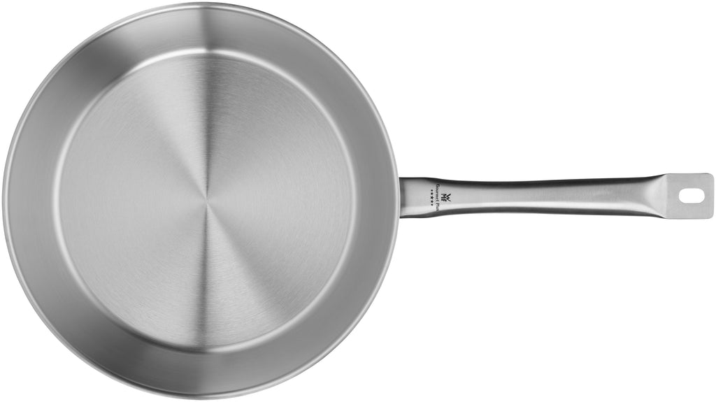 Nærbilde av stekepannens overflate på Gourmet Plus stekepanne 28 cm rustfritt stål induksjon - WMF