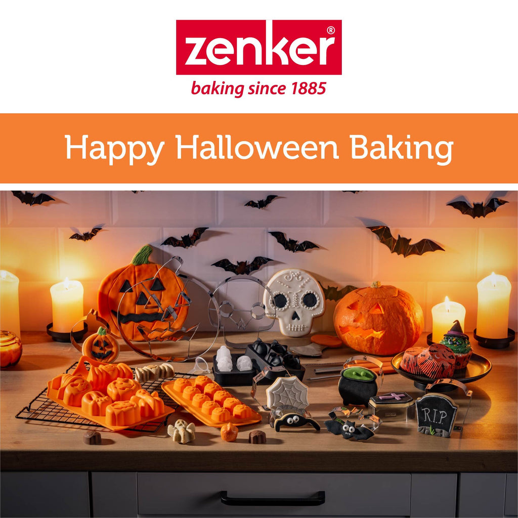Fullt sett av Gresskar-utskjæringssett 4-delt rustfritt stål Halloween - Zenker