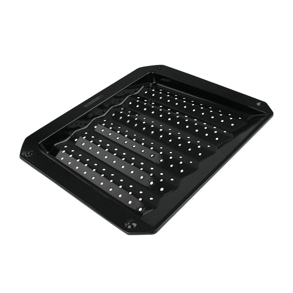 Grillplate emaljert 38x33 cm til ovn og grill - FMprofessional forfra