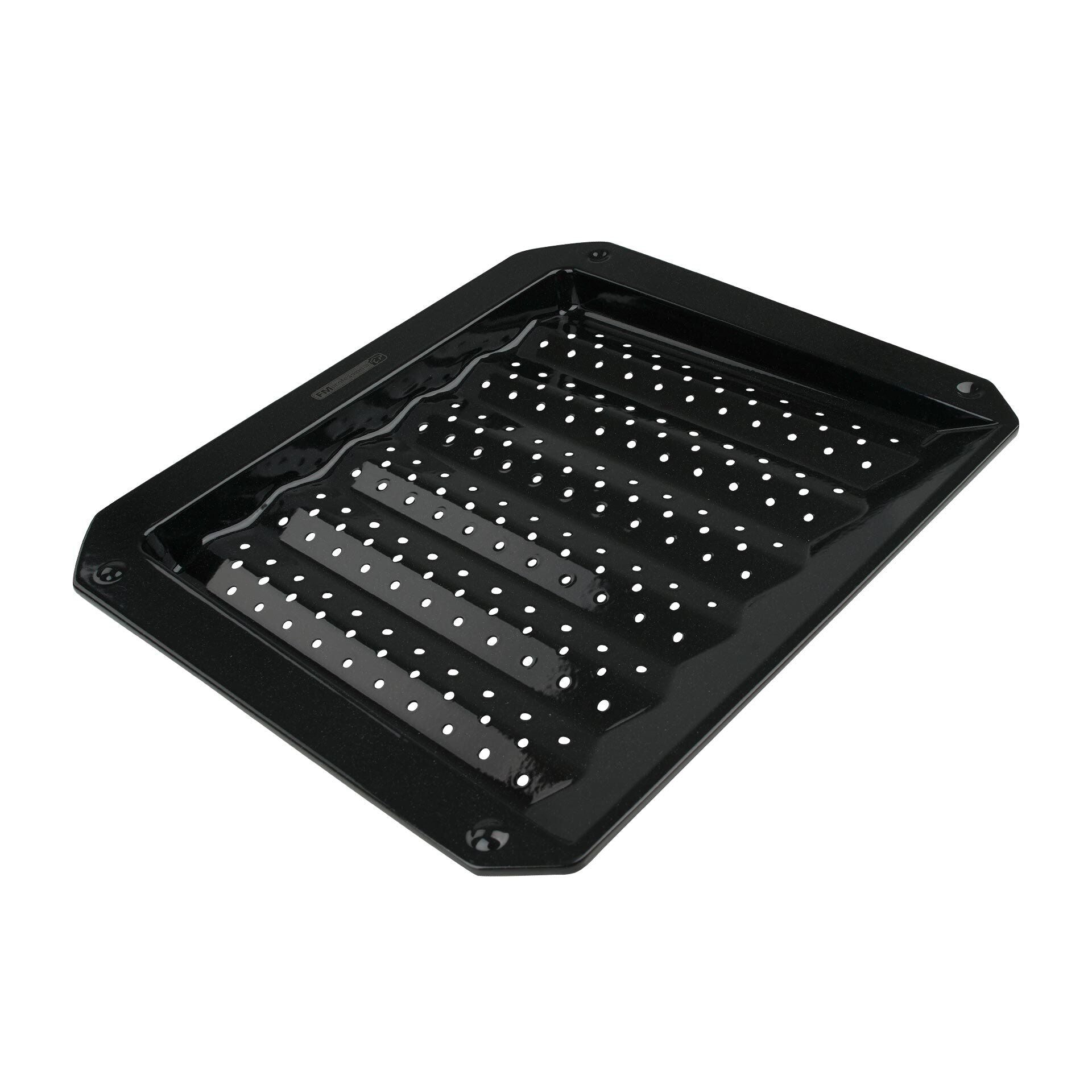 Grillplate emaljert 38x33 cm til ovn og grill - FMprofessional forfra