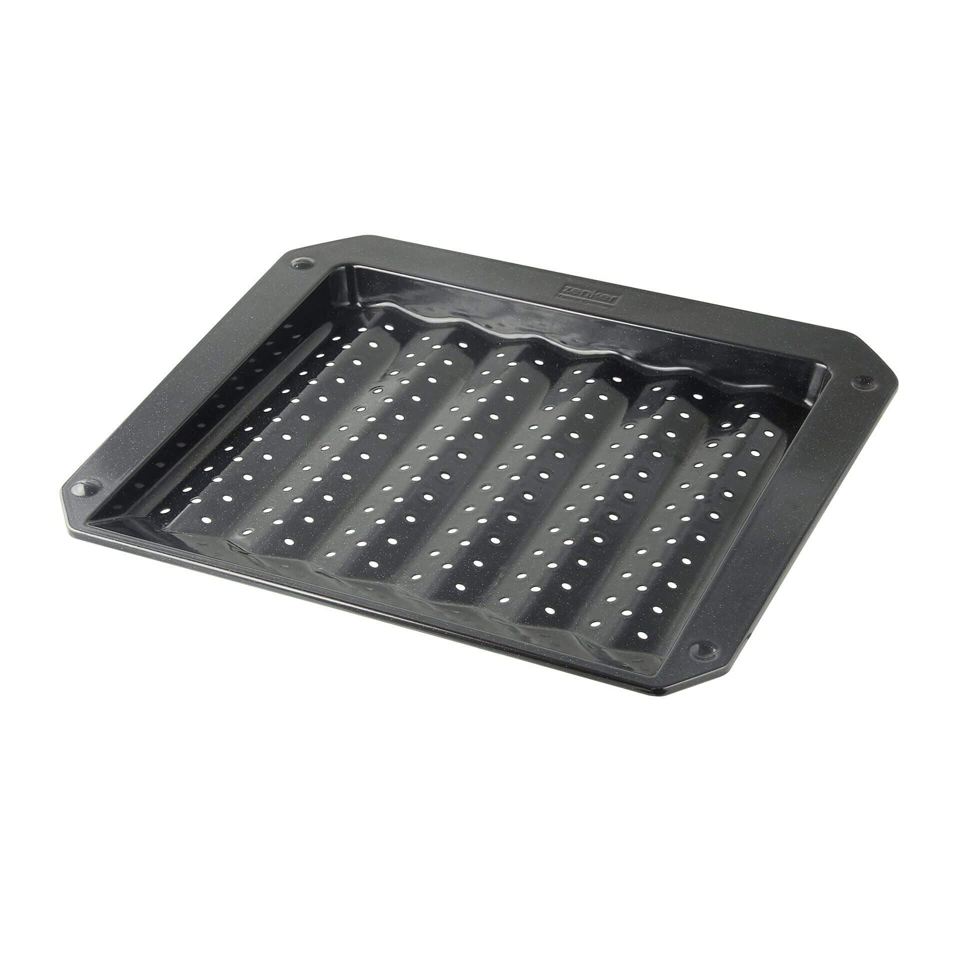 Grillplate perforert 38x33 cm non-stick - Zenker forfra
