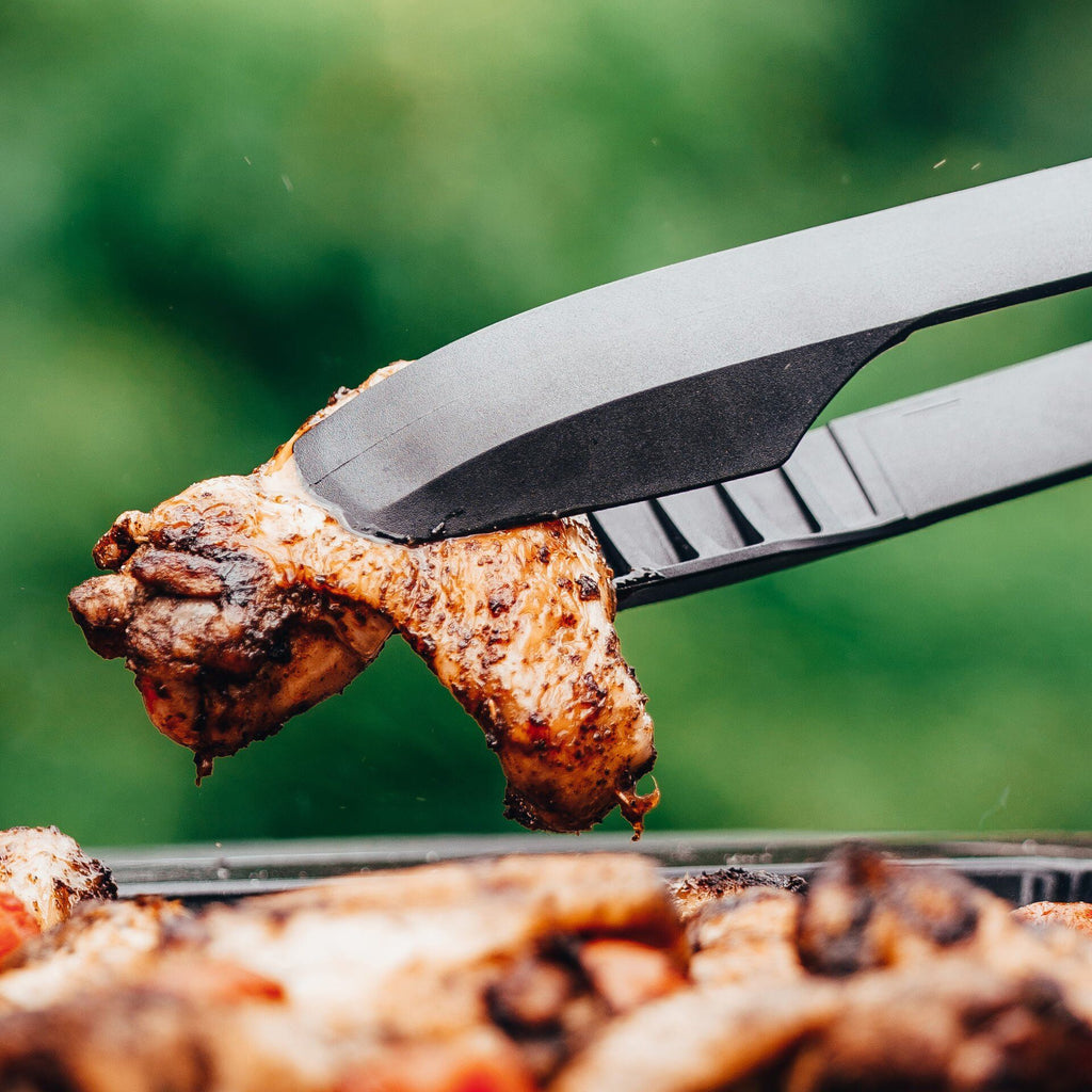 Detaljbilde av Grilltang svart 32,5 cm varmebestandig - Fackelmann