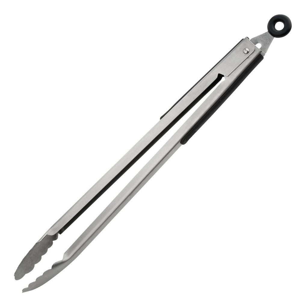 Grilltang XXL rustfritt stål 45 cm - FMprofessional forfra