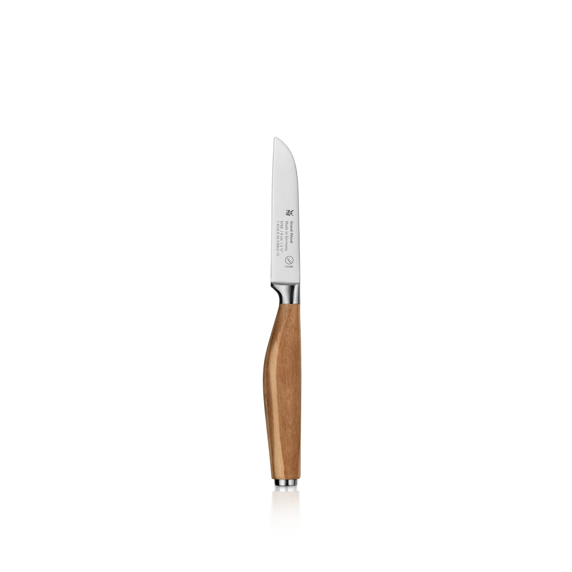 Grønnsakskniv 9 cm Grand Wood oliventre - WMF forfra