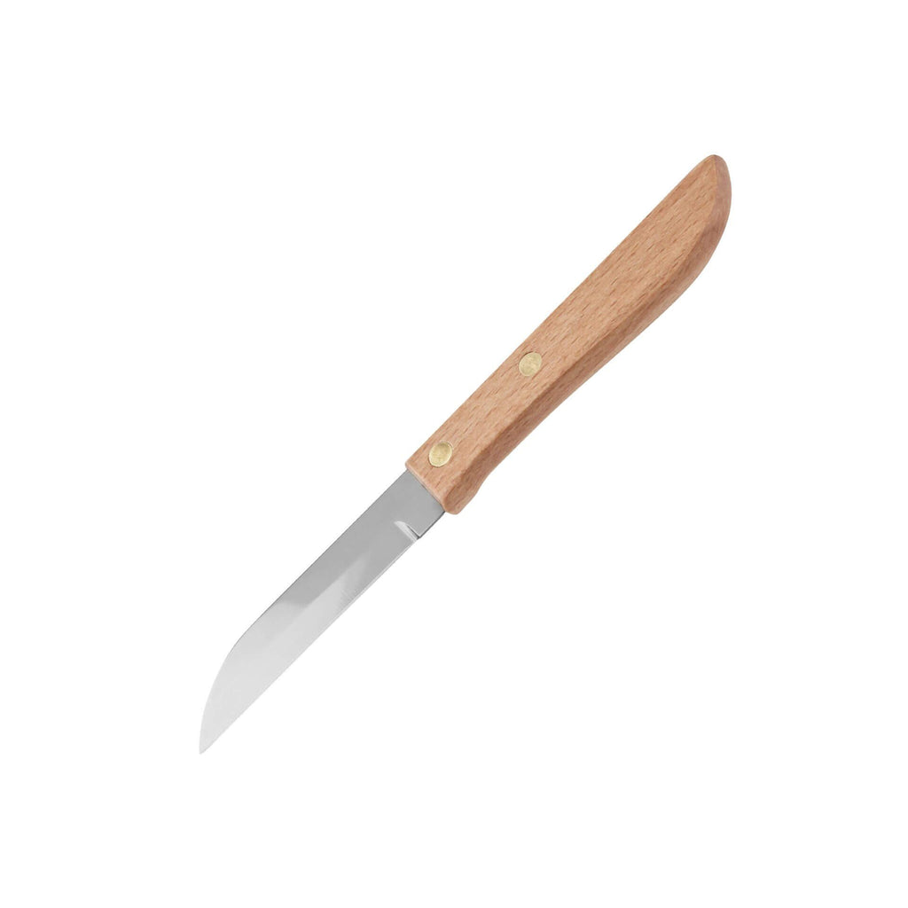 Grønnsakskniv Grandma 7,5 cm bøketre - Nirosta forfra