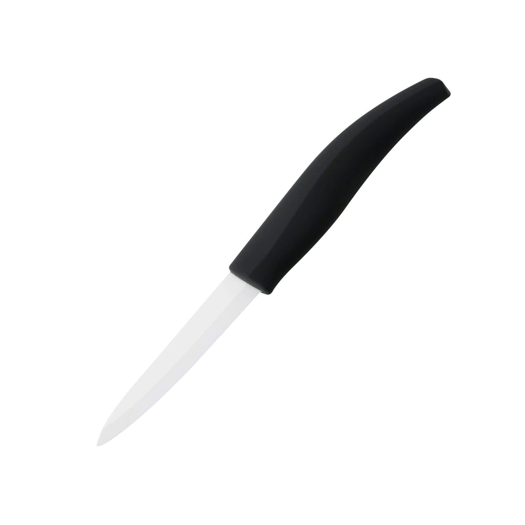Grønnsakskniv keramikk 7,5 cm blad - Nirosta forfra