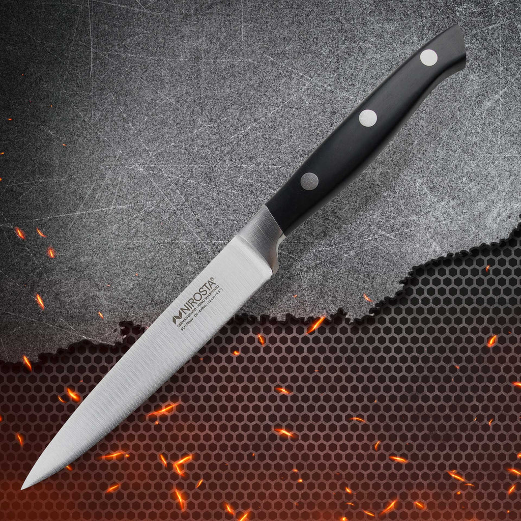 Grønnsakskniv Trinity 11 cm rustfritt stål - Nirosta bakside