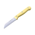 Grønnsakskniv Trio 8 cm rustfritt stål gul forfra