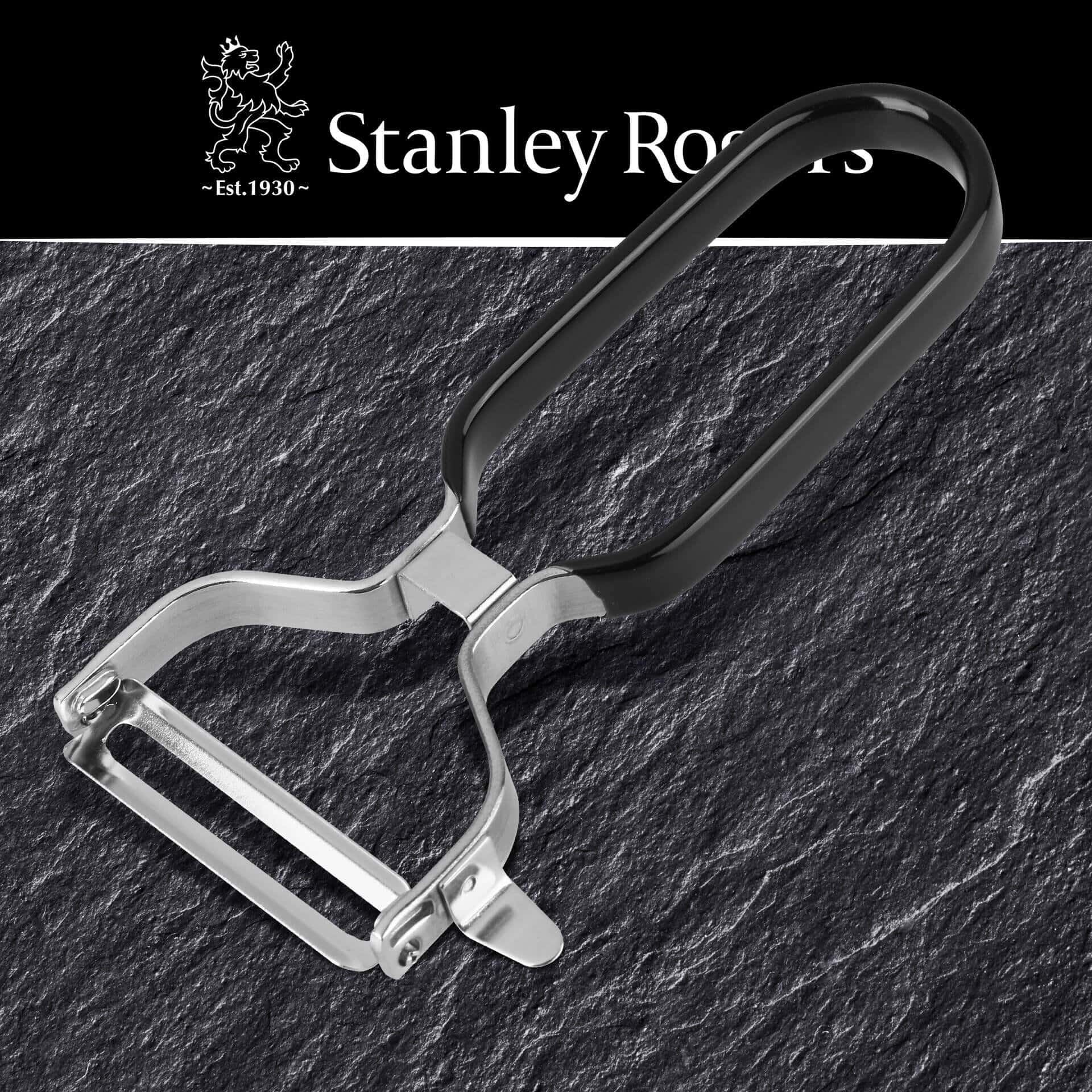 Bakside av Grønnsaksskreller 12 cm rustfritt stål soft-touch Stanley Rogers