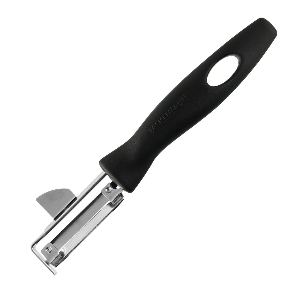 Grønnsaksskreller 17 cm svart/krom rustfritt stål - Fackelmann forfra